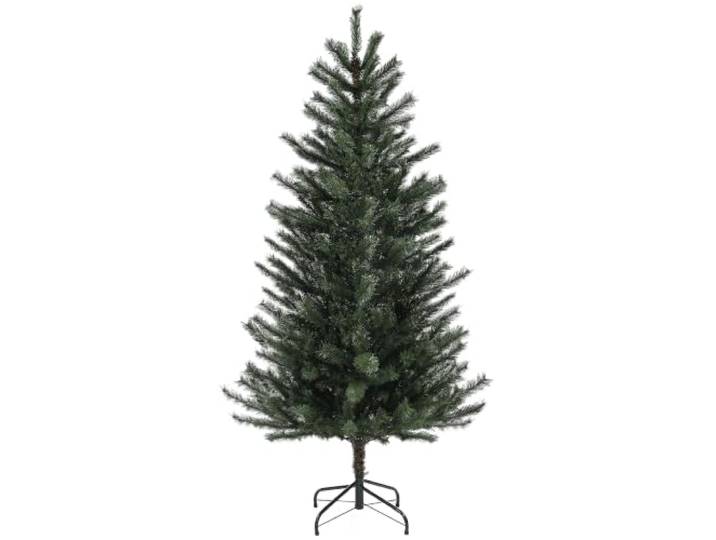 HOMCOM Sapin de Noël Artificiel 180 cm Arbre de Noël 467 Branches Vert Support en Acier Pliable\, Effet Réaliste