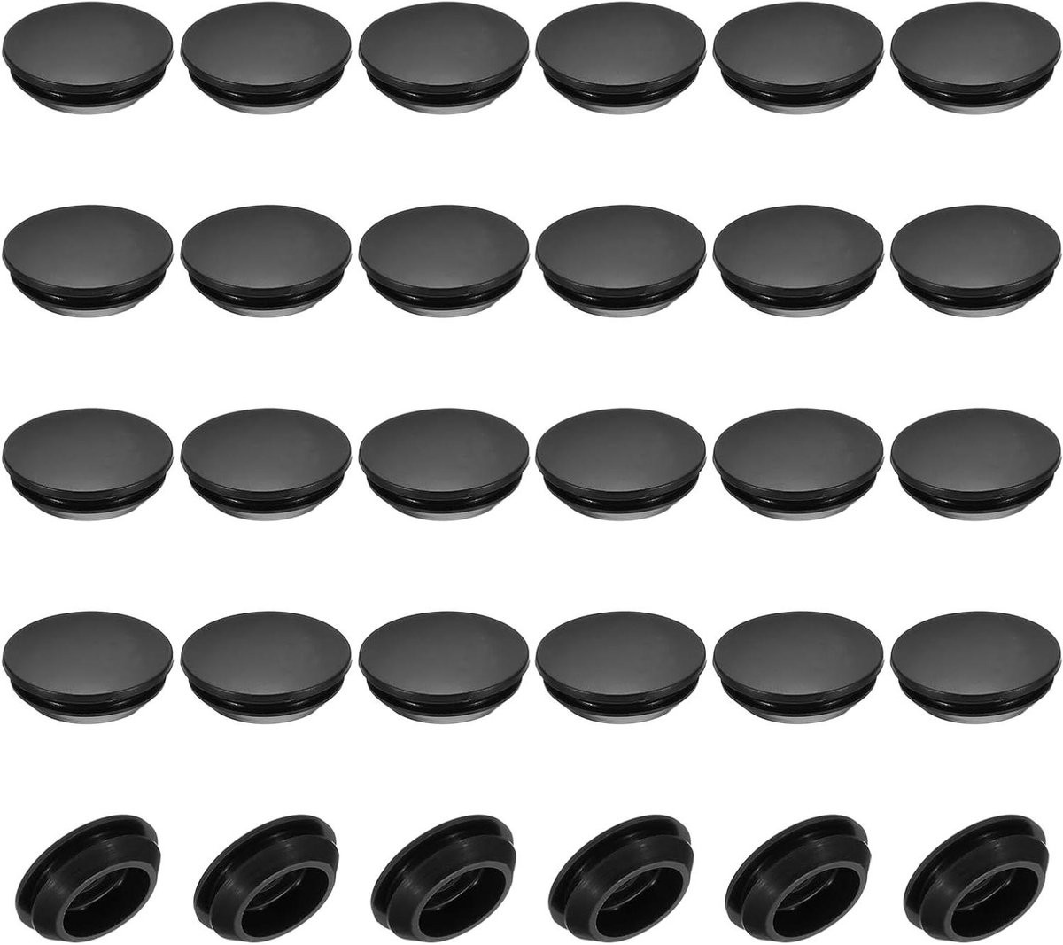 PATIKIL Siliconen ronde drukknop, 30 stuks, diameter: 20 mm, vergrendelingsknop voor meubels