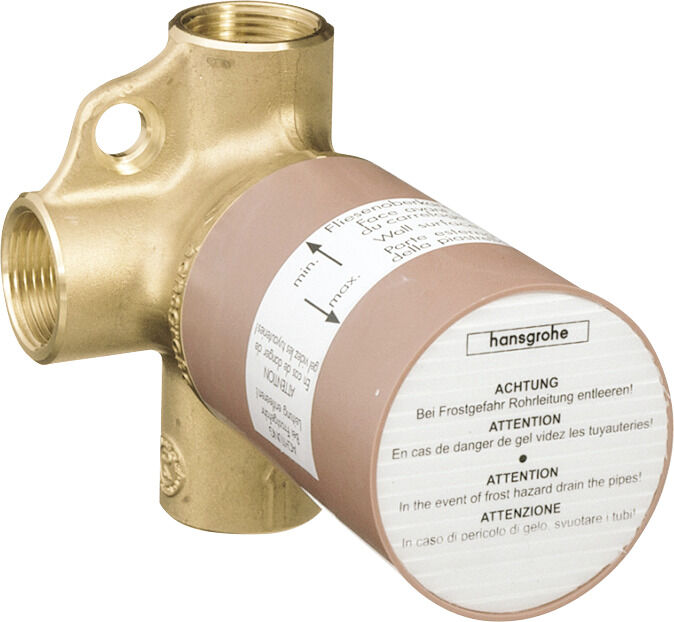 Hansgrohe set de base Trio 15981180 vanne d'arrêt et de dérivation, DN 20