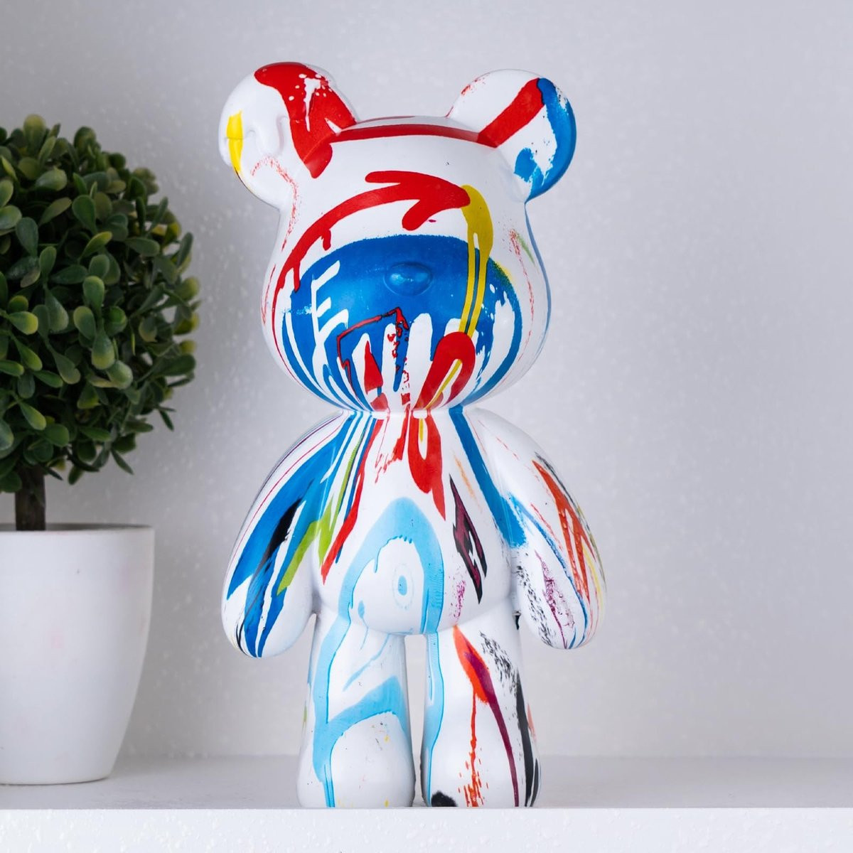 Omgoods Abstracte Beer Sculptuur - Kunstzinnige Decoratie voor op Tafel