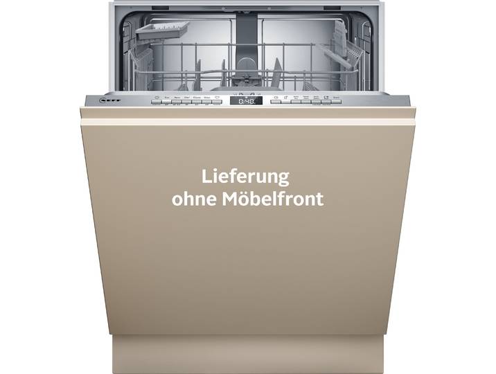 NEFF vollintegrierbarer Geschirrspüler S255HTX06E , Energieeffizienz: C, weiß, neutral, B:59,8cm H:86,5cm T:55cm, Geschirrspüler, Info Light - erlischt bei Beendigung des Spülvorgangs, flexible Körbe, vollintegrierbarer Geschirrspüler