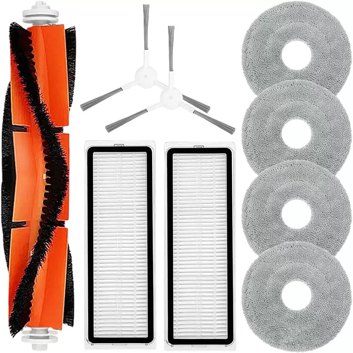 INF Ersatzteil-Set kompatibel mit Xiaomi S20 Plus/S20+ Roboterstaubsauger Zubehör