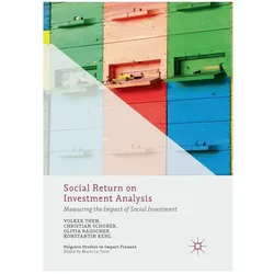 Social Return on Investment Analysis, Fachbücher von Christian Schober, Olivia Rauscher, Volker Then, Konstantin Kehl