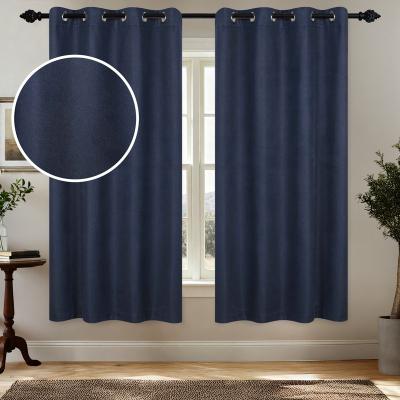 Superior Nyan 100% Blackout Grommet Curtains, Set of 2 Panels