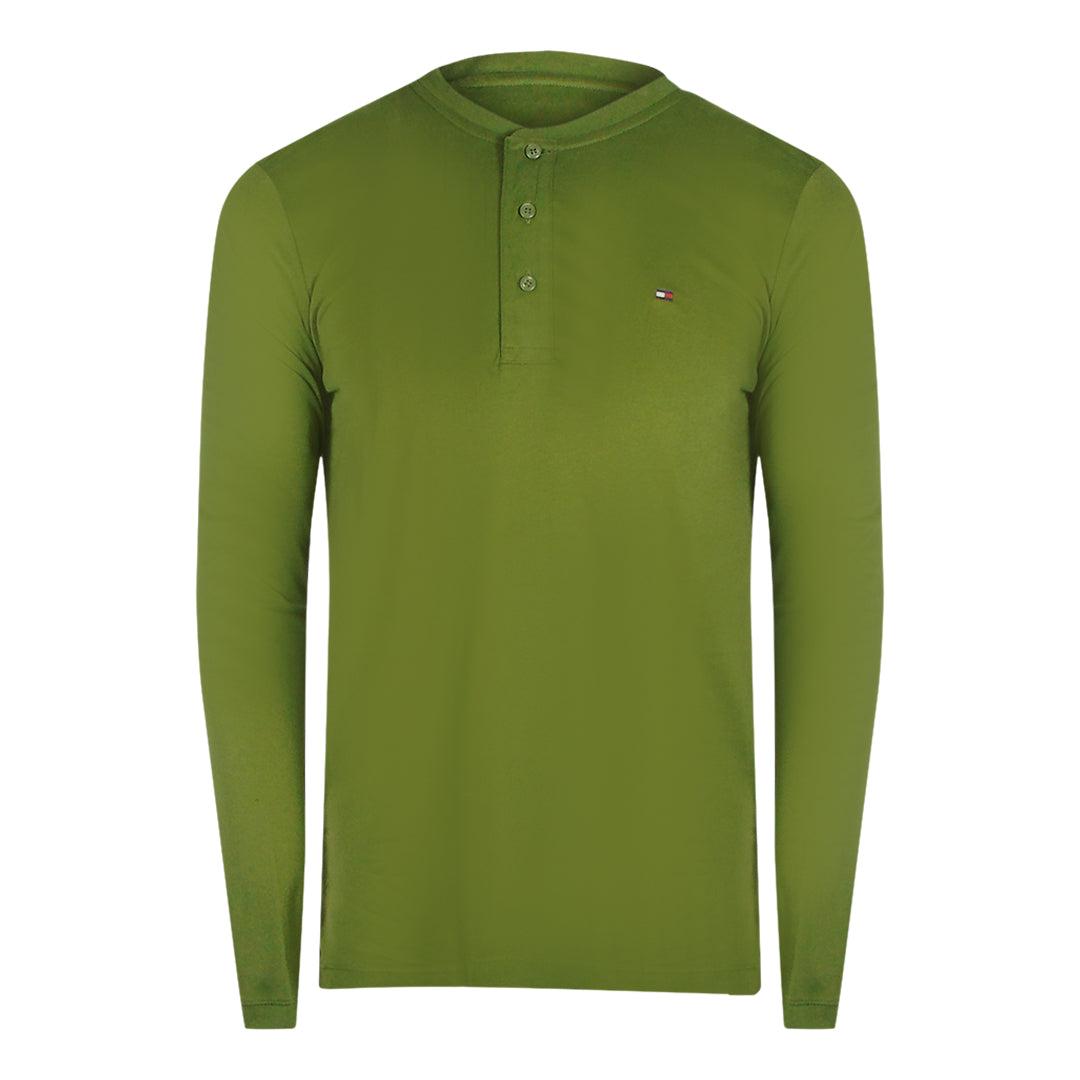 Tommy Hilfiger - Langärmliges Putting-t-shirt In Grün