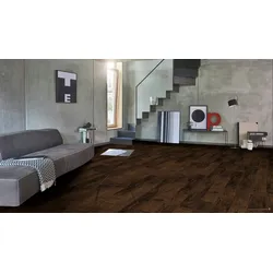 Parador Classic 1050 Laminat Eiche geräuchert Gebürstete Struktur Landhausdiele 1285x194x8 mm
