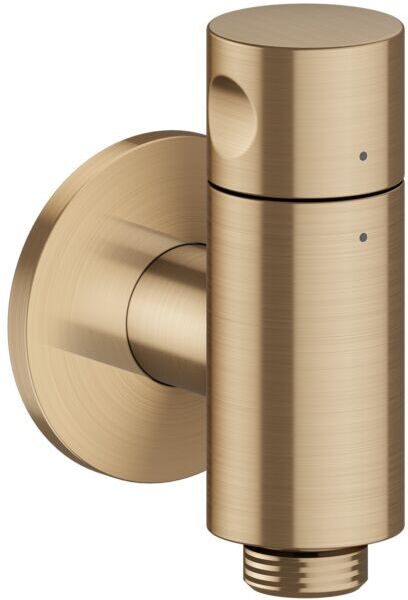 Hansgrohe AXOR One Wandanschluss Stop 48781140 mit Absperrventil, brushed bronze