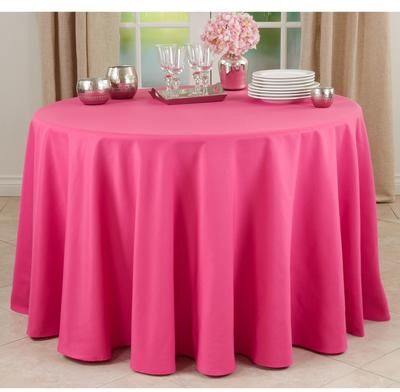 Saro Lifestyle Everyday Design Solid Color Tablecloth