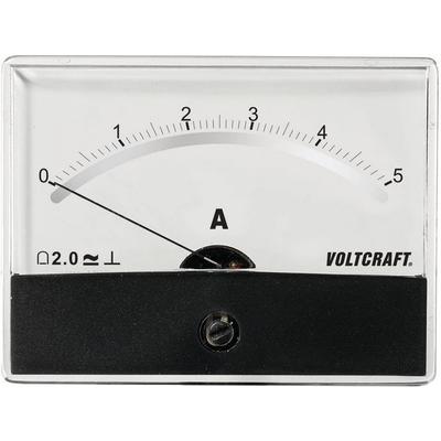VOLTCRAFT AM-86X65/5A/DC AM-86X65/5A/DC Einbau-Messgerät AM-86X65/5A/DC Drehspule