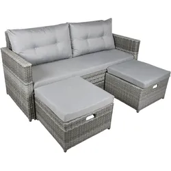 Loungesofa Malta Grau