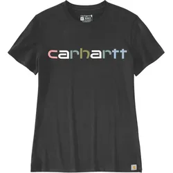Carhartt Relaxed Fit Lightweight Multi Color Logo Graphic Damen T-Shirt M