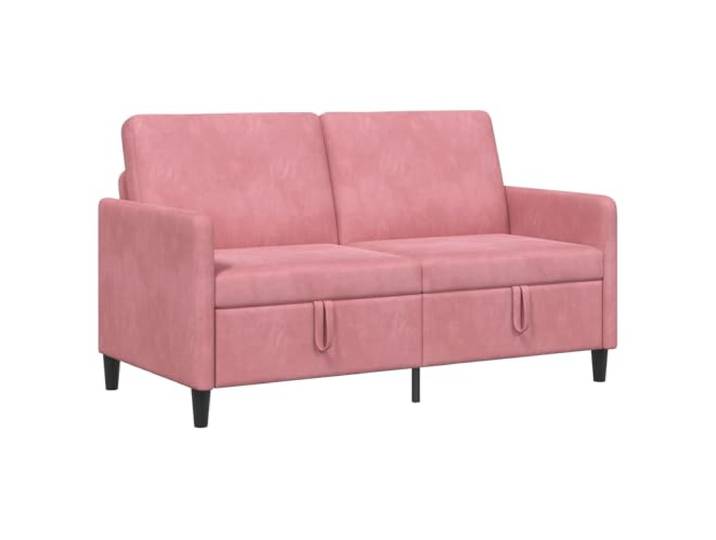 hliofuir 2-Sitzer Sofa mit Stauraum Klappbar Polyester Rosa 152x78x87 cm Platzsparendes 2-Sitzer Polstersofa mit Stauraum und waschbarem Polyesterbezug ideal fürs Wohnzimmer oder Schlafzimmer.