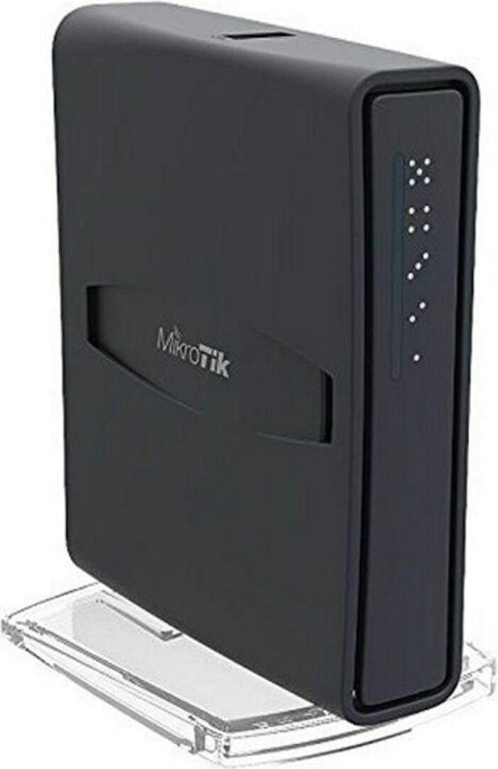 MikroTik hAP ac lite tower router Black met Power over Ethernet (PoE)