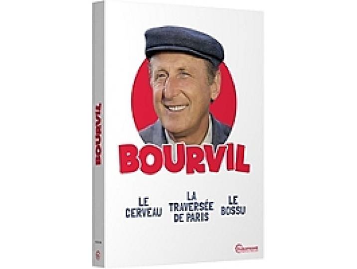 coffret Bourvil 3 films : le cerveau ; la traversée de Paris ; le bossu