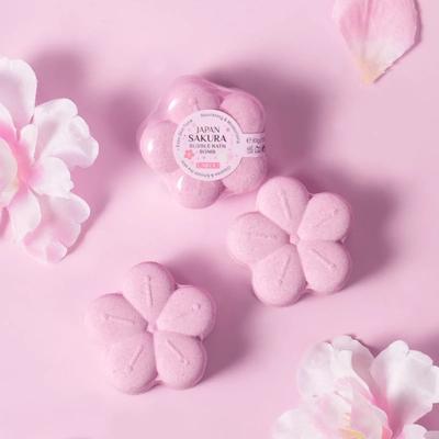 Uplift Picks LAIKOU Japanese Sakura Bath Bomb Moisturizing Bubble Bath Salt 30g 80 G