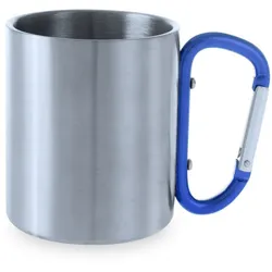 2x Edelstahlbecher 220 ml Blau