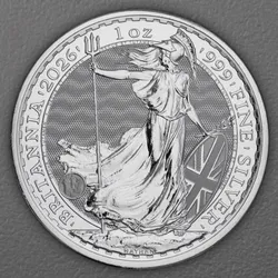 Silbermünze 1oz "Britannia" 2026 19% (Großbritannien)