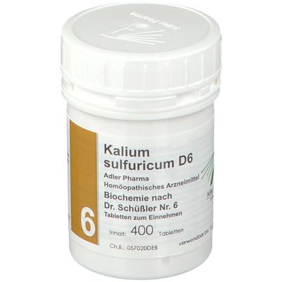 Biochemie Adler 6 Kalium sulfuricum D Tabletten 400 St