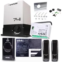 FAAC, Elektromotor, Delta 3 Set - 741 für 900kg Schiebetore