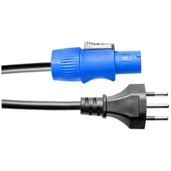 PD Connex Netzkabel CX12-5 CH, Anzahl Leiter: 3, Detailfarbe: Schwarz (5 m), Stromkabel, Schwarz