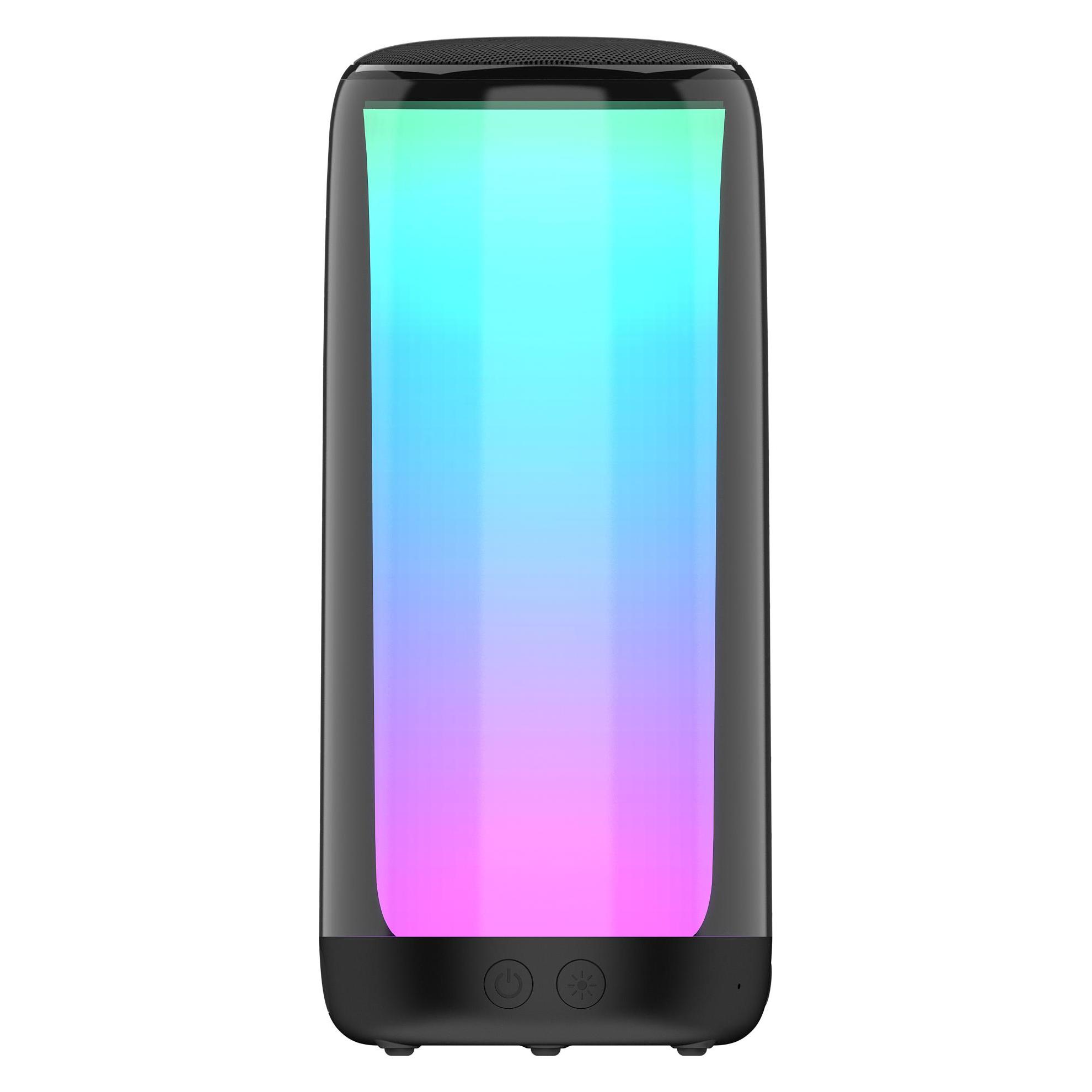 Akai TRAGBARES Garsiakalbis BT CS2 GLOW mit 360° LED-Beleuchtung (4 h) (CS2 GLOW)