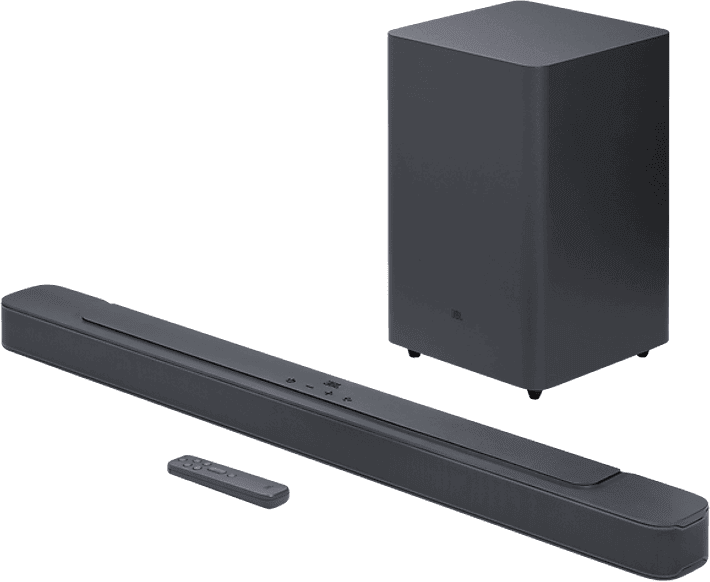 Barra de sonido - JBL 2.1 Deep Bass (MK2), Bluetooth, Subwoofer Inalámbrico, 50 W, Negro