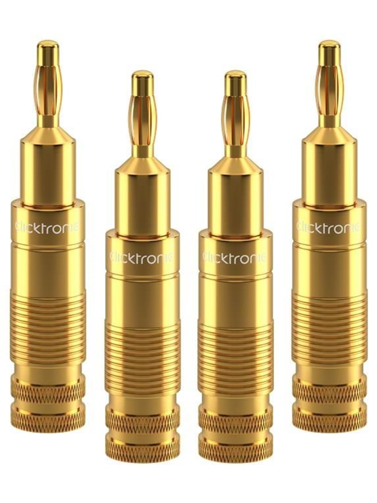 ClickTronic Banana Plug - 4 Pack
