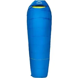 ALPENWERT Schlafsack Kinder, Größe 130-170 cm in Blau Blau