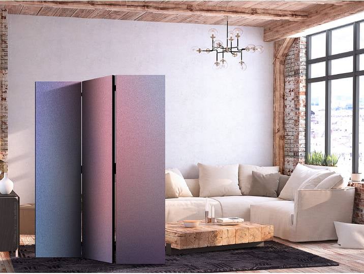 Paravent Rainbow Gradient 2-seitig Andere Pink 135 x 172cm