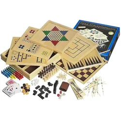 Philos Holz-Spielesammlung (2 - 99 Spieler)