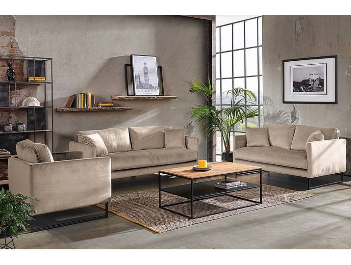 Sessel Maronen Braun Samt Ravi 72 x 78 x 84cm