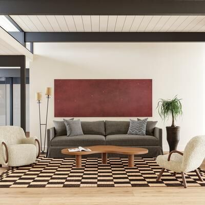Nuloom Kia Checkerboard Wool Area Rug