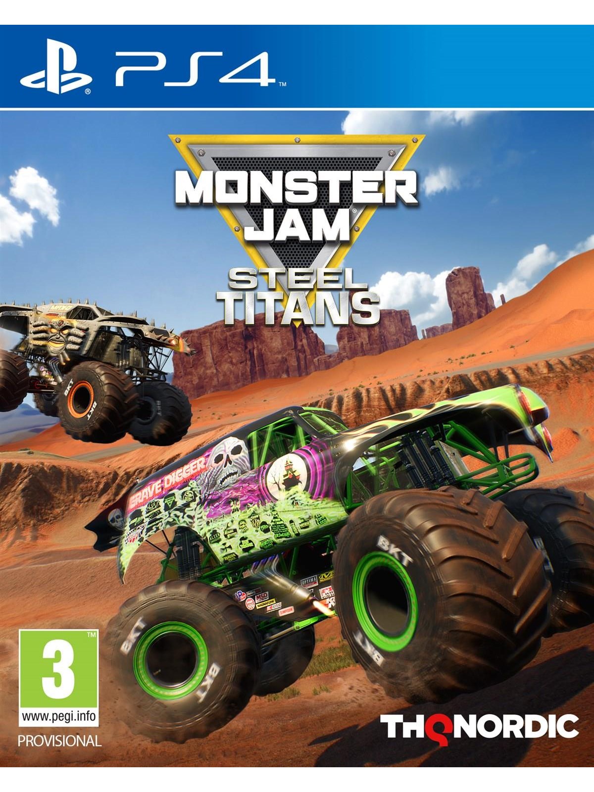 Monster Jam: Steel Titans - Sony PlayStation 4 - Rennspiel - PEGI 3
