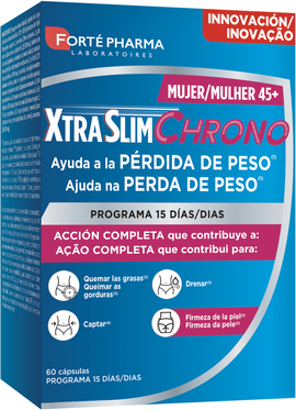 XtraSlim Chorono Perda de Peso Mulher 45+ 60 cápsulas