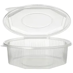 Papstar Verpackungsbecher mit Deckel 1500ml 25 Stück 1er Pack