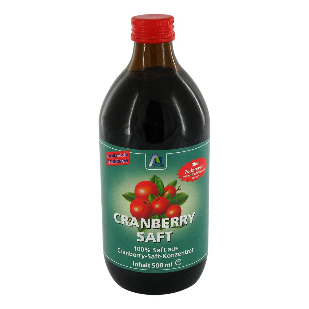 Avitale GmbH Cranberry Saft 100% Frucht 03480489