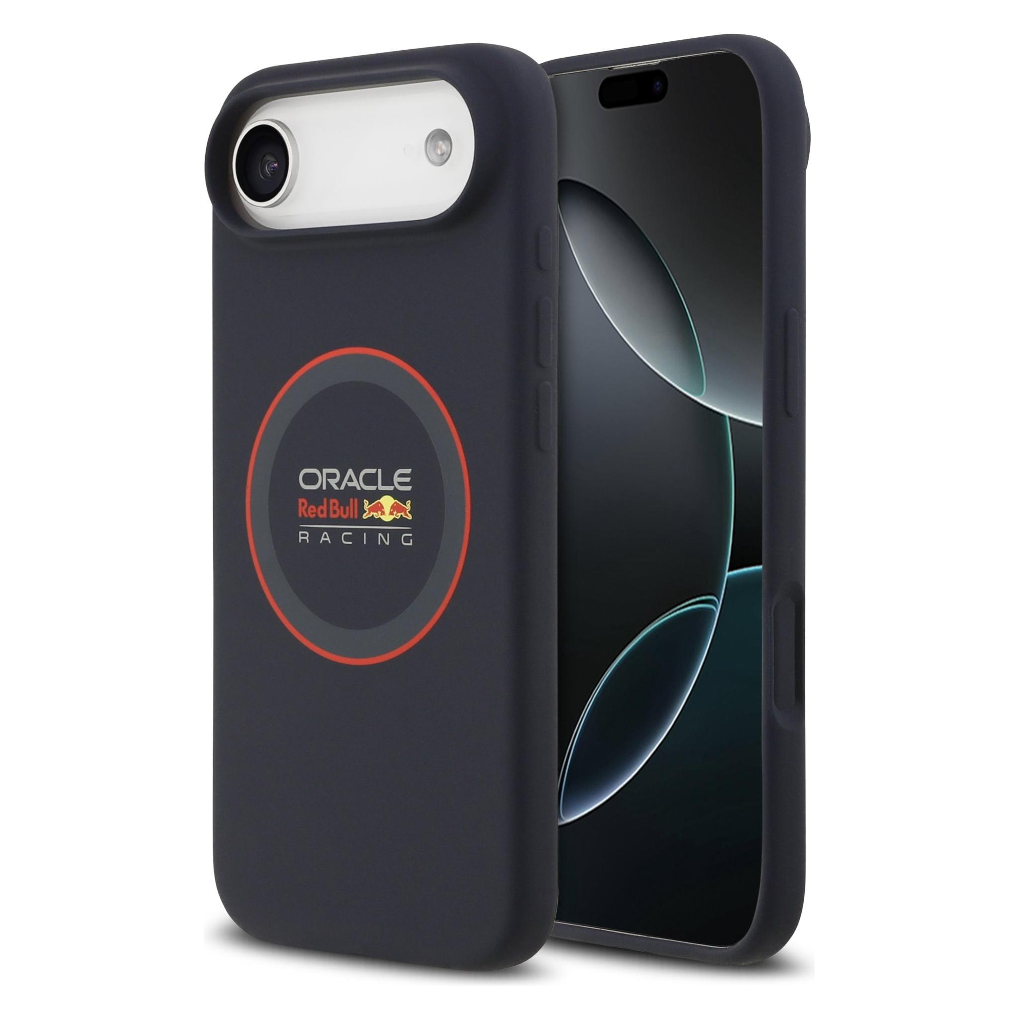 Oracle Red Bull Racing Hülle MagSafe Silikonhülle mit rotem Ring (Apple iPhone Air) (RBHMP17M24SIILVR)