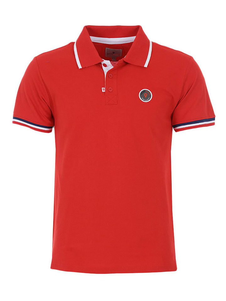 Degré Celsius Poloshirt "Cody" in Rot - M
