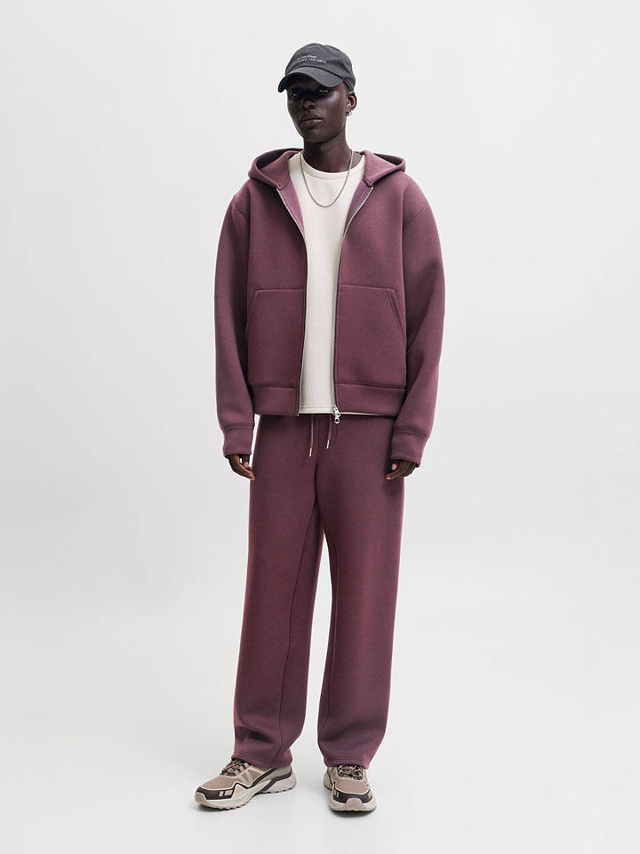 Jack & Jones Sweatjacke in Lila - XL