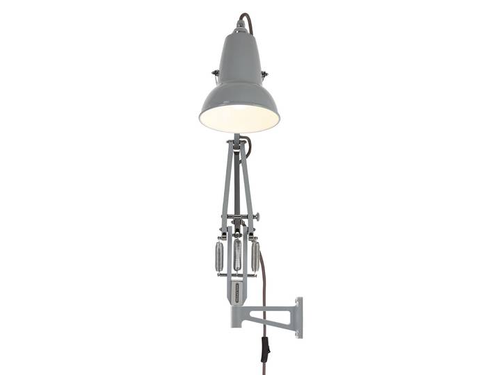 Original 1227 Mini Wandlampe, grau - Anglepoise - Arbeitszimmer / Büro - Industrielles Design - Metall - Einflammig