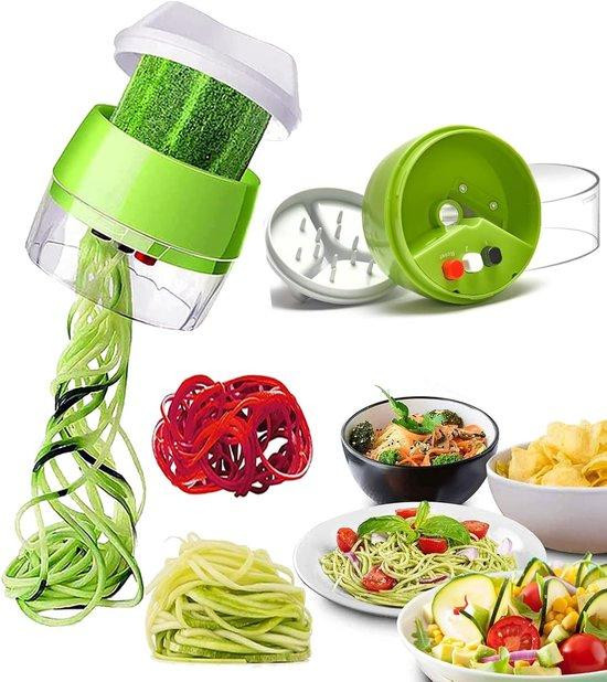 Benza Ibenzoa Handmatige multifunctionele groentesnijder met verschillende snijbladen voor julienne en plakjes