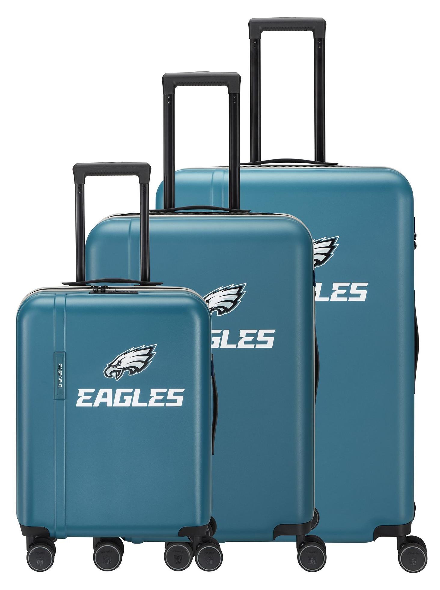Travelite NFL - 4-Rollen-Trolley Set 3tlg. (Philadelphia Eagles)