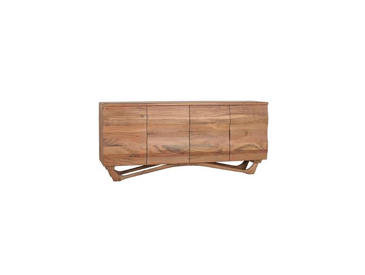 Massives Sideboard „Ellora“, 4-türig Akazienholz Natural Giner & Colomer