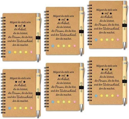 Cadeauset voor collega's en team met notitieboek en pen