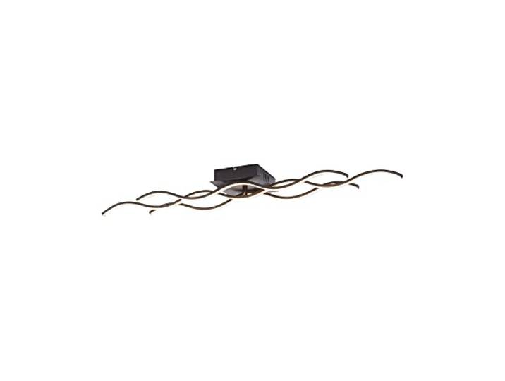 LeuchtenDirekt LED Deckenleuchte WAVE, schwarz, 1xLED-Board/28W/3000K, Innenleuchte, IP20, wellenförmig, 15166-18