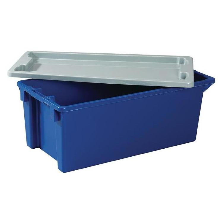 HP Autozubehör Deckel L400xB280mm grau Polystyrol passend für Drehstapelbehälter (1341D016)