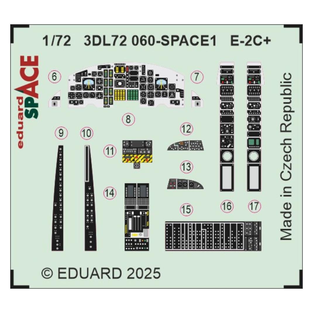 Eduard E-2C+ SPACE HELLER (3DL72060)