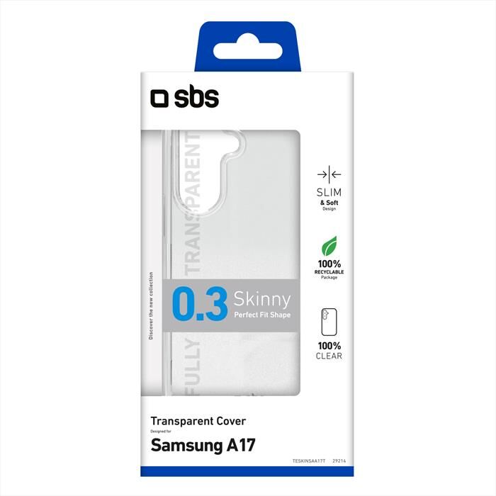 SBS Cover Skinny Per Samsung A17-trasparente