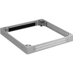 EFB Elektronik Sockel 800x800, H=100 mm, RAL7035, für Schrankserie PRO, Bestehend aus 4 sehr stabile, Serverschrank Zubehör, Grau