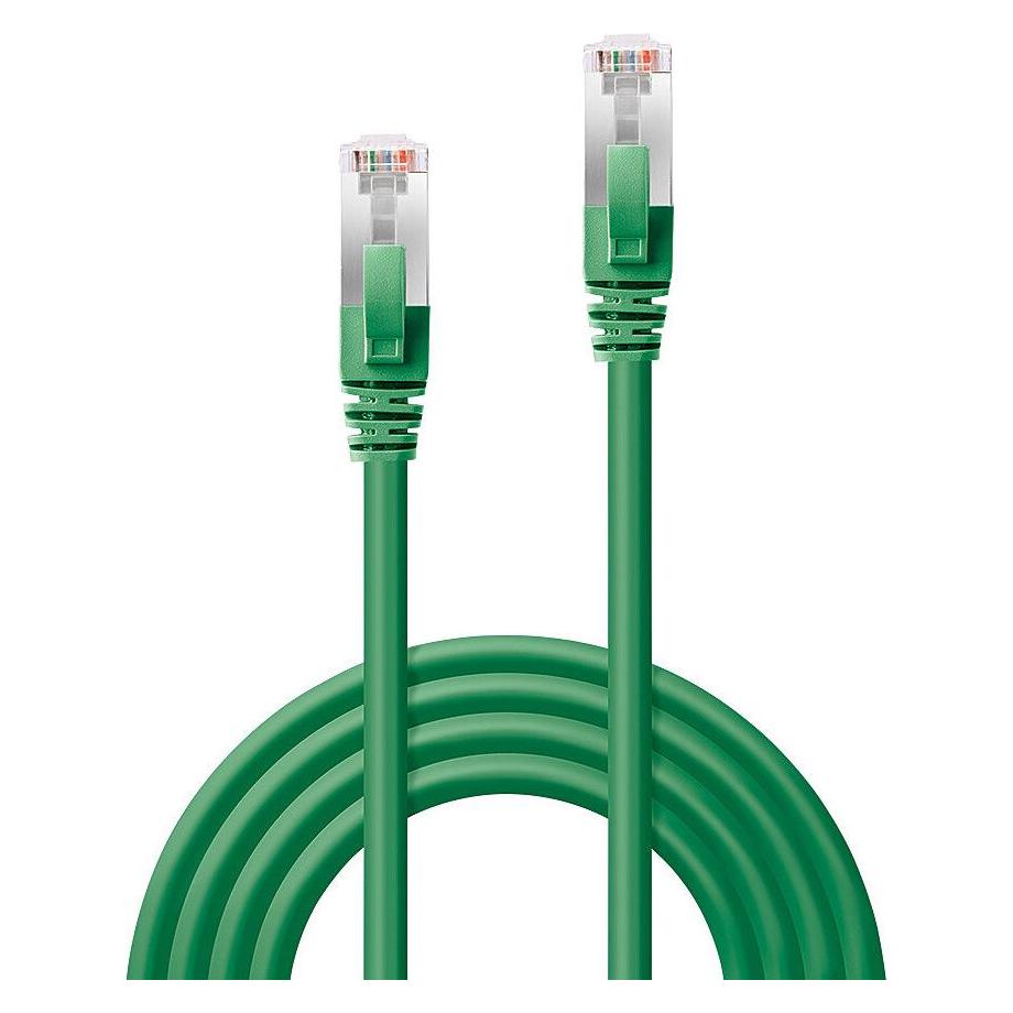 Lindy 5m Cat.6 S/FTP LSZH Netzwerkkabel, Grün RJ45-Stecker, 250MHz, Kupfer, 26AWG (S/FTP, CAT6, 5 m) (45954)